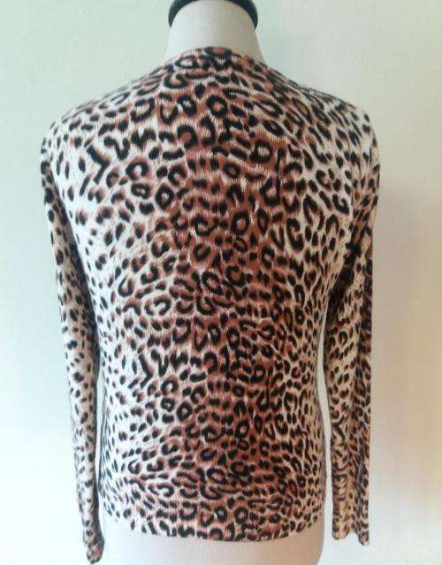 Leopard print cardigan
