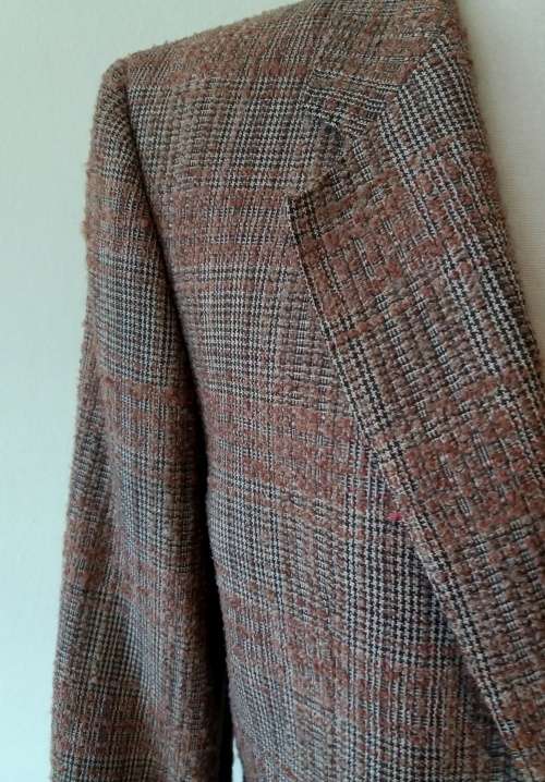 Vintage Lanvin brown tweed jacket