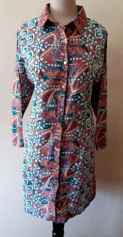 Colourful wax print shirt by Gypsy