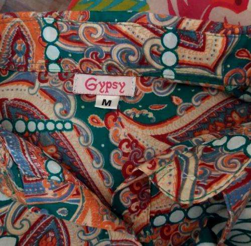 Colourful wax print shirt by Gypsy