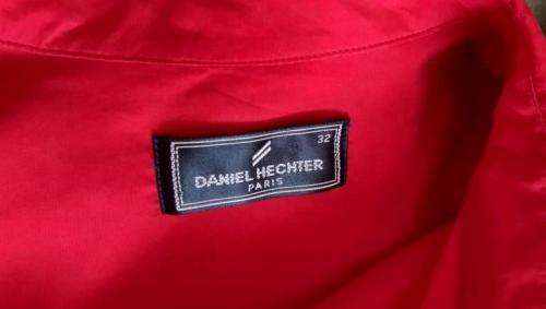 Coral silk shirt by DANIEL HECHTER