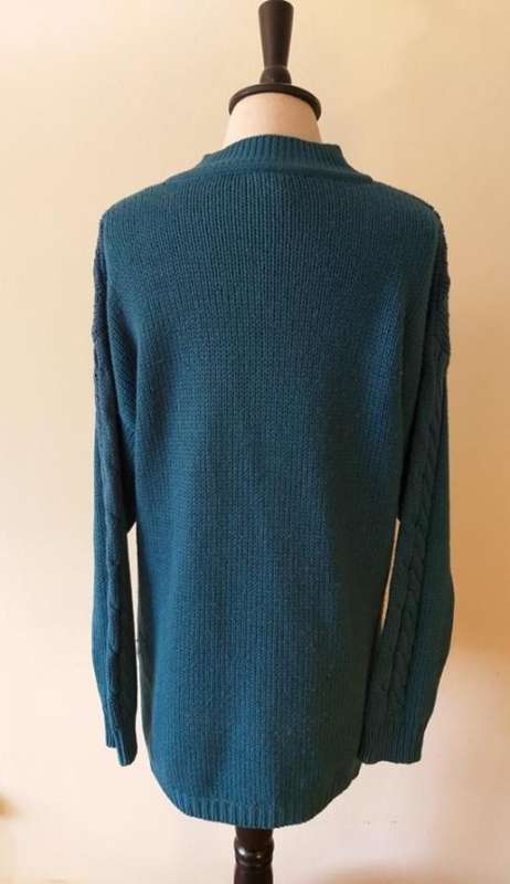 Teal green vintage jersey