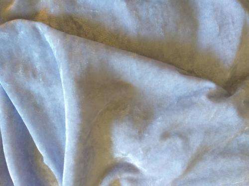 Silvery lilac velvet top