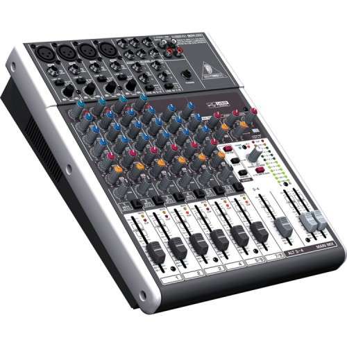 JBL EON 510 Active PA Speakers and BEHRINGER XENYX 1204USB MIXER