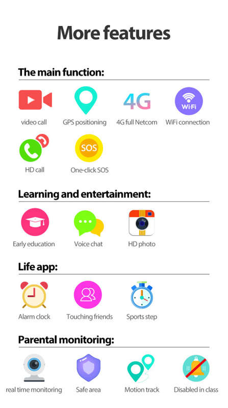 Kids 4G Video Calling Smart Watch