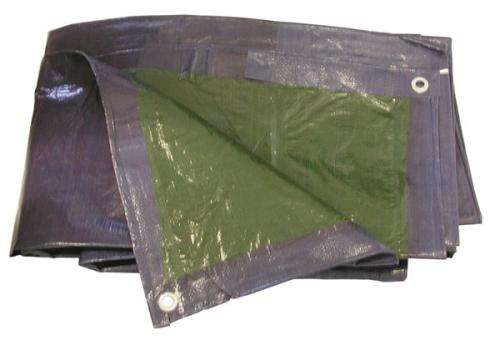 Polyeurathane Tarpaulin Green \ Blue 5m x 6m