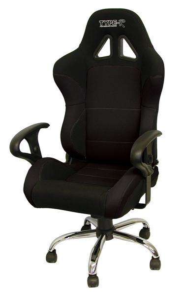 Reclinable Racing Office Chair - Black