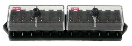 Blade Fuse Box - Standard Plug in Fuse - 10 Way