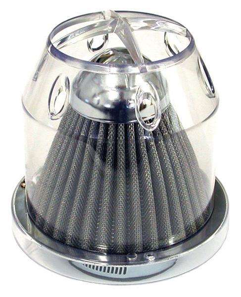 Air Filter with Clear Transparent Cover - 76mm