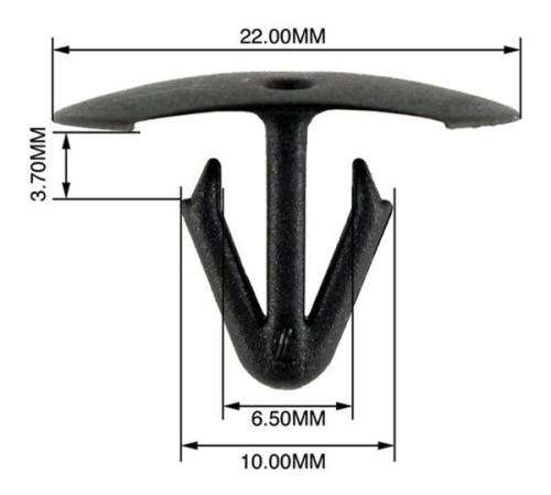 Panel Clips - 6.5mm to 10mm (50 Pack)
