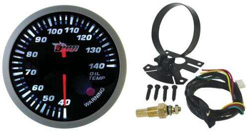 60mm Electronic Oil Temperature Gauge with Sensor