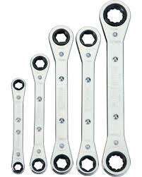 5 Piece Ratchet Spanner Set