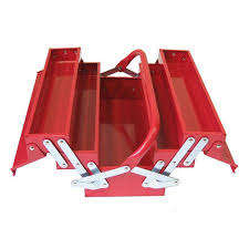 Metal Toolbox with 5 Trays - 410x200x210mm