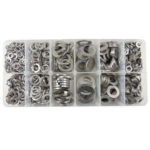 Assorted Large Flat Washers - 240 Piece