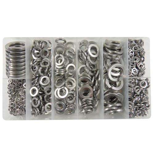 Assorted Spring Washers - 800 pieces
