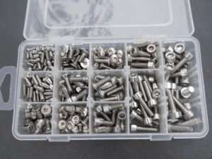 Assorted Allen Cap Bolts - 106 Pieces