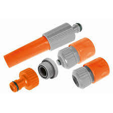 5 Piece Hose Connector Set with Bullseye Nozzle