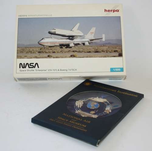 HERPA 1/500 NASA SHUTTLE "ENTERPRISE" WITH 747 CARRIER - PLUS MORE...  SEE DESCRIPTION