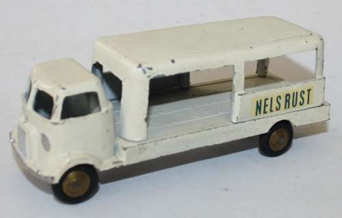 EMBRO TOYS OPEN SIDED DELIVERY TRUCK "NELS RUST".  SEE DESCRIPTION