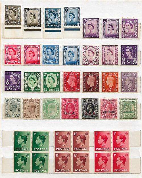 LOVELY STOCKBOOK WITH 14 PAGES OF QVIC, AND COMMONWEALTH EARLY MINT STAMPS. SEE 14 SCANS CV HUGE !!!