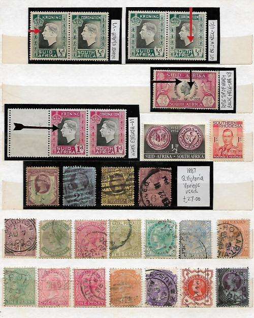 LOVELY STOCKBOOK WITH 14 PAGES OF QVIC, AND COMMONWEALTH EARLY MINT STAMPS. SEE 14 SCANS CV HUGE !!!