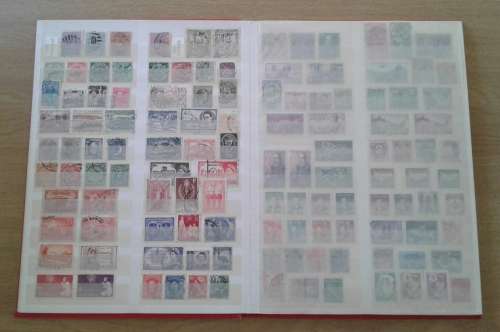 LOVELY 8/16 STOCKBOOK FULL OF EARLY WORLD STAMPS IN FINE CONDITION !!! FINDS POSSIBLE !!!!