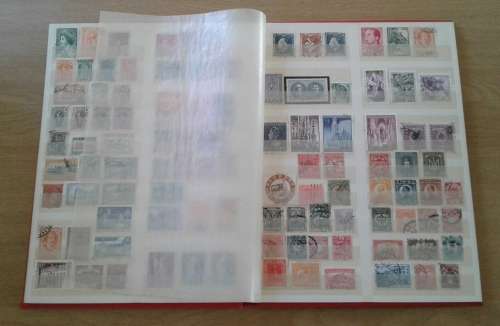 LOVELY 8/16 STOCKBOOK FULL OF EARLY WORLD STAMPS IN FINE CONDITION !!! FINDS POSSIBLE !!!!