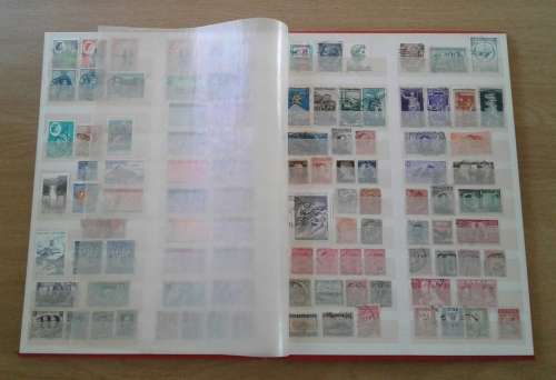 LOVELY 8/16 STOCKBOOK FULL OF EARLY WORLD STAMPS IN FINE CONDITION !!! FINDS POSSIBLE !!!!