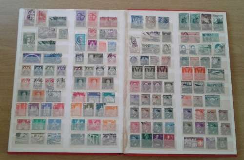 LOVELY 8/16 STOCKBOOK FULL OF EARLY WORLD STAMPS IN FINE CONDITION !!! FINDS POSSIBLE !!!!