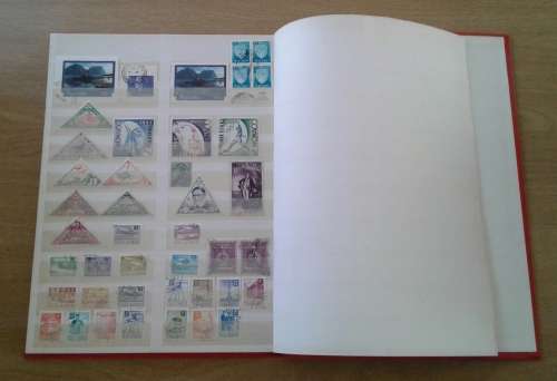 LOVELY 8/16 STOCKBOOK FULL OF EARLY WORLD STAMPS IN FINE CONDITION !!! FINDS POSSIBLE !!!!