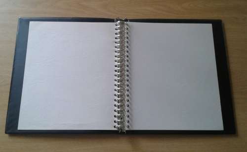 LOVELY AS NEW ALBO SOFT PAD MULTI-RING ALBUM. JUST NEEDS THE PAGES !!!  HARD TO FIND !