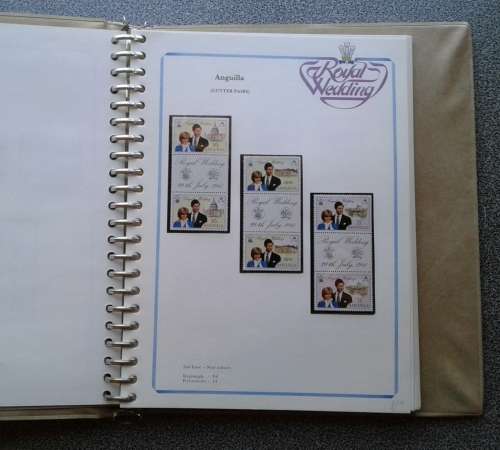 STUNNING 1981 ROYAL WEDDING COLLECTION GUTTER PAIRS, M/SHEETS, ETC. CV R4,650+