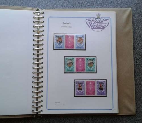 STUNNING 1981 ROYAL WEDDING COLLECTION GUTTER PAIRS, M/SHEETS, ETC. CV R4,650+
