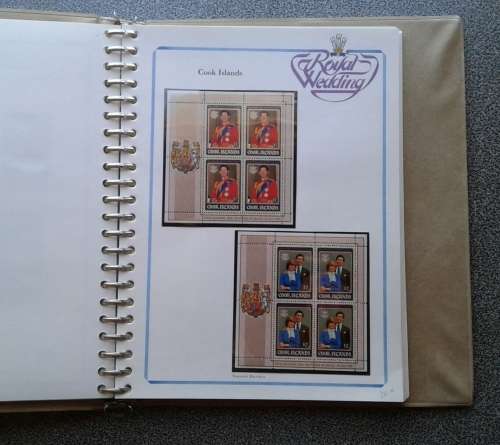 STUNNING 1981 ROYAL WEDDING COLLECTION GUTTER PAIRS, M/SHEETS, ETC. CV R4,650+