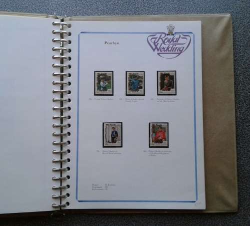 STUNNING 1981 ROYAL WEDDING COLLECTION GUTTER PAIRS, M/SHEETS, ETC. CV R4,650+
