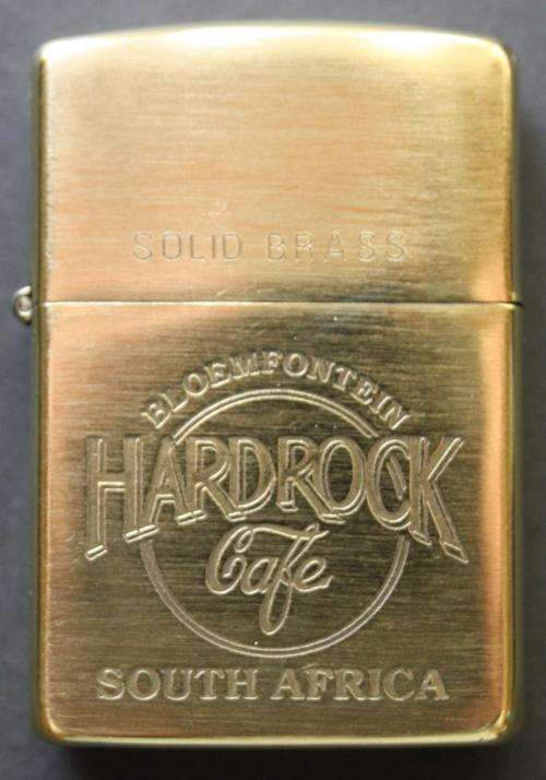 VERY SCARCE LATE 80"s/EARLY90"s ZIPPO "HARD ROCK CAFE BLOEMFONTEIN" SEE DESCRIP...