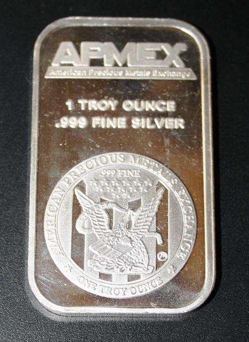 1 TROY OUNCE .999 FINE SILVER BAR.  AMPEX.  SEE PHOTOS
