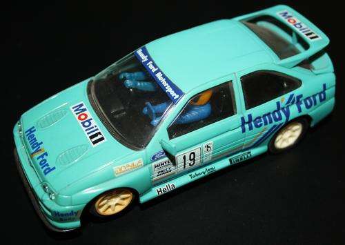 SCALEXTRIC FORD ESCORT COSWORTH "HENDY".  SEE DESCRIPTION.