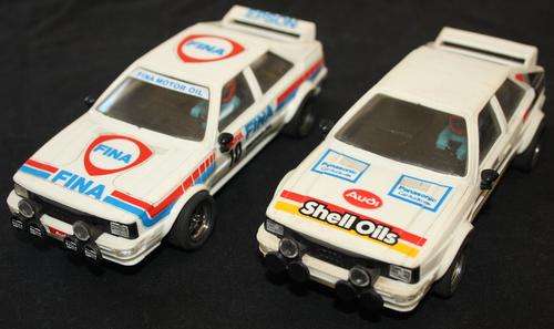 SCX AUDI QUATTRO 4WD RACING PAIR.  SEE DESCRIPTION