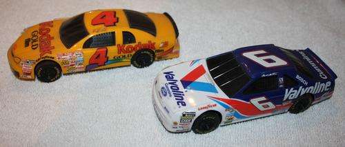 STUNNING PAIR OF NASCAR RACERS - UNBOXED - WORKING !!!