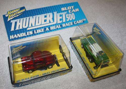 JOHNNY LIGHTNING HO SCALE SLOT CARS - PAIR MINT.  SEE DESCRIPTION