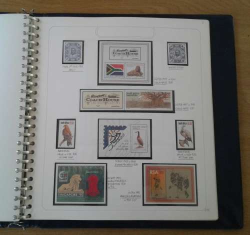 BEAUTIFULLY MOUNTED AND WRITTEN UP RSA COLLECTION. ALL UMM. NOT ALL PAGES SHOWN. HIGH CV.