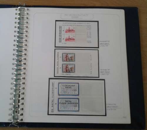 BEAUTIFULLY MOUNTED AND WRITTEN UP RSA COLLECTION. ALL UMM. NOT ALL PAGES SHOWN. HIGH CV.