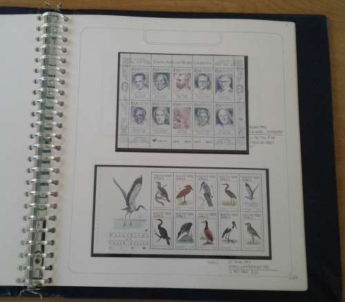 BEAUTIFULLY MOUNTED AND WRITTEN UP RSA COLLECTION. ALL UMM. NOT ALL PAGES SHOWN. HIGH CV.