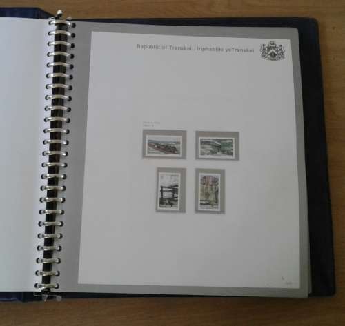 TRANSKEI (COMPLETE) VOL 5 OF 5. SETS, CONTROLS, FDC`S, DSC`S, ETC. STUNNING !