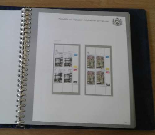 TRANSKEI (COMPLETE) VOL 5 OF 5. SETS, CONTROLS, FDC`S, DSC`S, ETC. STUNNING !