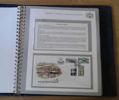TRANSKEI (COMPLETE) VOL 5 OF 5. SETS, CONTROLS, FDC`S, DSC`S, ETC. STUNNING !