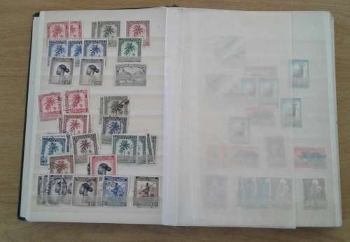NICE OLD LOT OF AFRICA AND PROVINCIALS IN 32 PAGE BOOK. COMPLETELY UNCHECKED