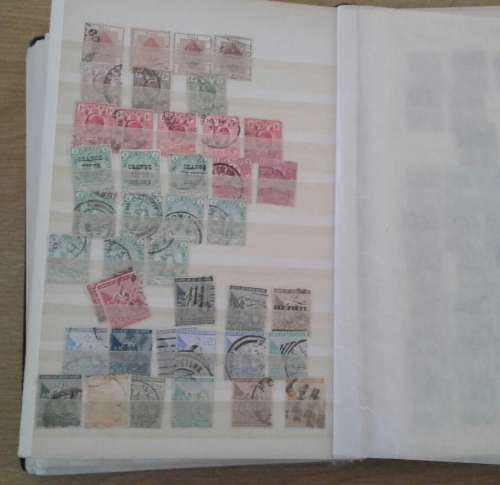 NICE OLD LOT OF AFRICA AND PROVINCIALS IN 32 PAGE BOOK. COMPLETELY UNCHECKED