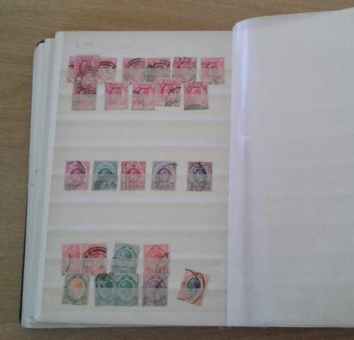 NICE OLD LOT OF AFRICA AND PROVINCIALS IN 32 PAGE BOOK. COMPLETELY UNCHECKED